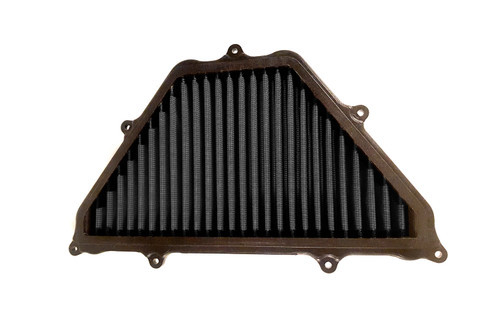 <ul>
<li>Single-layer water-resistant polyester</li>
<li>P08 F1-85 material currently used in MotoGP and WSBK</li>
<li>Highest existing permeability of any air filter on the market</li>
<li>Innovative polyester material allows for consistent airflow</li>
<li>Steel wire mesh with epoxy varnish finish</li>
<li>Patented PTFE (Teflon&trade;) treatment creates a water-resistant barrier</li>
<li>Optimized filter surface area provides more airflow, more power, and more filtration</li>
<li>Increased air permeability and filtration efficiency when compared to cotton air filters</li>
<li>Airflow: 15,000 l/m<sup>2</sup>/sec. / Filtration: 85&mu;m</li>
<li>Can be cleaned using only compressed air</li>
<li>Dry filter, no oil treatments required</li>
<li>Direct OEM replacement</li>
<li>1-year warranty</li>
</ul>
<div class="moretab" data-title="Product Details">
<p><iframe src="%%GLOBAL_ShopPathSSL%%/content/Descriptions/Sprint_Filter_Product_Details_Tab_P08F1_85.html" width="575" height="500" frameborder="0"></iframe></p>
</div>
<div class="moretab" data-title="Technical">
<p><strong>OEM Reference:</strong> Honda 17210-MKH-D00</p>
</div>