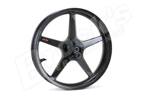 <ul>
<li><span style="color: #666666; font-weight: bold;">SIZE :</span>&nbsp;5.0" x 19.0"</li>
<li><span style="color: #666666; font-weight: bold;">WEIGHT :</span> 8.5 lb. (3.85 kg) <br /> Add 0.55 lb. (0.24 kg) with Worldwide Bearings ceramic bearings<br /> Add 0.65 lb. (0.29 kg) with Worldwide Bearings steel bearings</li>
<li><span style="color: #666666; font-weight: bold;">STATIC LOAD RATING :</span>&nbsp;518 lb. (235 kg)<br /> <a style="color: red;" href="http://blog.brocksperformance.com/bst-wheel-load-rating-information/" target="_blank"><strong>Click Here: Important Load Rating Safety Information</strong></a></li>
<li><span style="color: #666666; font-weight: bold;">MATERIALS :</span> Carbon fiber and aluminum</li>
<li><span style="color: #666666; font-weight: bold;">STYLE :</span> Straight, five-spoke configuration</li>
<li><span style="color: #666666; font-weight: bold;">VALVE STEMS :</span> BST Ultra-High-Speed (UHS) 90-degree, aluminum stems and caps</li>
<li><span style="color: #666666; font-weight: bold;">APPROVALS :</span> DOT E and JWL for street and track use</li>
<li><span style="color: #666666; font-weight: bold;">FITMENT :</span> Direct OEM replacement (see 'Fitment' tab for additional models)</li>
<li><span style="color: #666666; font-weight: bold;">TPMS :</span> Includes TPMS compatible valve stem and <a style="color: blue;" href="%%GLOBAL_ShopPathSSL%%/content/Instructions/BST/998127.pdf" target="_blank">installation instructions</a></li>
<li><span style="color: #666666; font-weight: bold;">WARRANTY :</span> 2 Years</li>
<li><em>For models originally equipped with 16&rdquo; front wheels, accessory fenders<br />are available from <a style="color: blue;" href="https://www.indianmotorcycle.com/en-us/shop/accessories/fenders/" target="_blank">Indian</a></em></li>
</ul>
<p><strong>Additional Model Fitment:</strong></p>
<ul>
<li>Challenger (20-26) - Classic, Dark Horse, Limited, and Elite</li>
</ul>
<p><a style="color: blue;" href="https://www.aimag.com/carey-harts-indian-bagger-transformed-for-pikes-peak/" target="_blank"><strong>American Iron Magazine:</strong> Carey Hart&rsquo;s Indian Bagger Transformed for Pikes Peak</a></p>
<div class="moretab" data-title="Fitment">
<p><strong>&nbsp;</strong></p>
</div>
<div class="moretab" data-title="Product Details">
<p><iframe src="https://store-415rnuyx4g.mybigcommerce.com/content/Descriptions/BST_Wheels_Product_Details_Tab.html" width="575" height="500" frameborder="0"></iframe></p>
</div>
<div class="moretab" data-title="Technical">
<p><iframe src="https://store-415rnuyx4g.mybigcommerce.com/content/Descriptions/BST_Wheels_Technical_Tab.html" width="575" height="500" frameborder="0"></iframe></p>
</div>