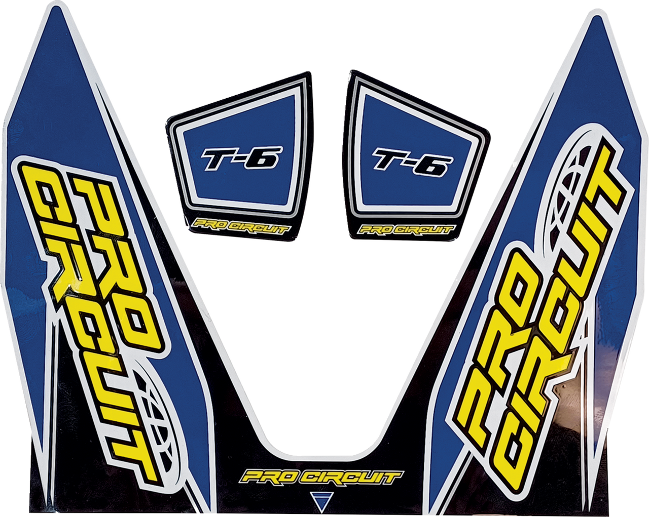 Pro Circuit T-6 Exhaust Decals D22T6Db
