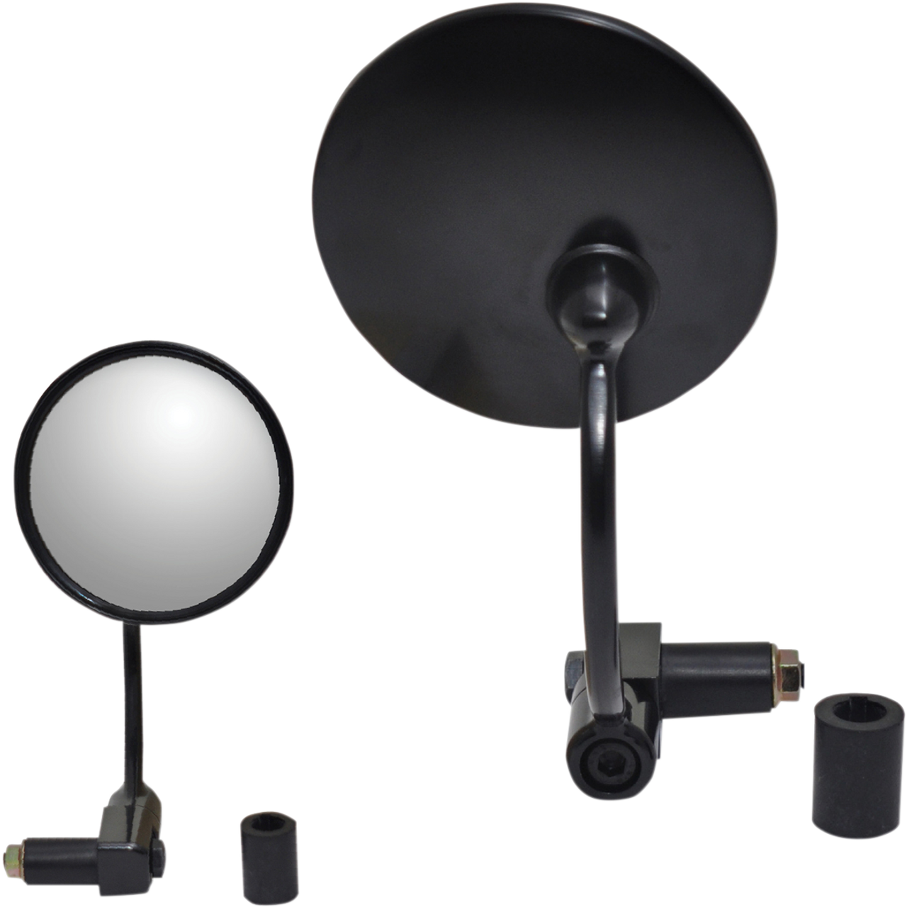 PARTS UNLIMITED Bar-End Mirror Round 0640-0931
