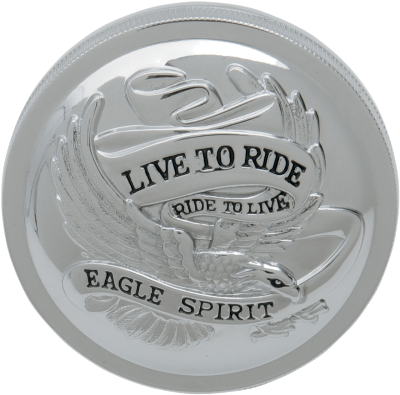 DRAG SPECIALTIES "Live to Ride" Gas Cap Vented DS-390134