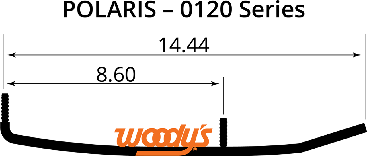 Woody'S Wear Bars For Mini Sleds Standard Rup0120