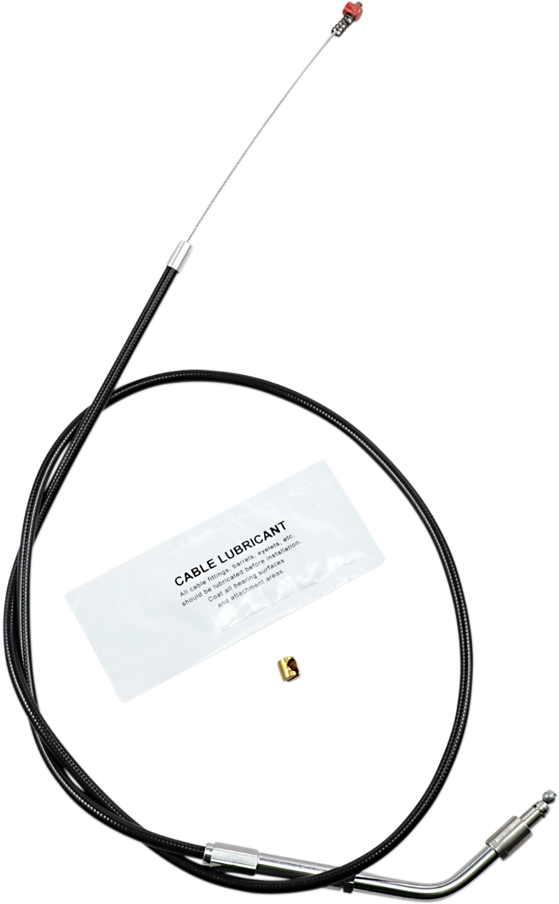 Barnett Black Vinyl Throttle Idle Cable 1013040022