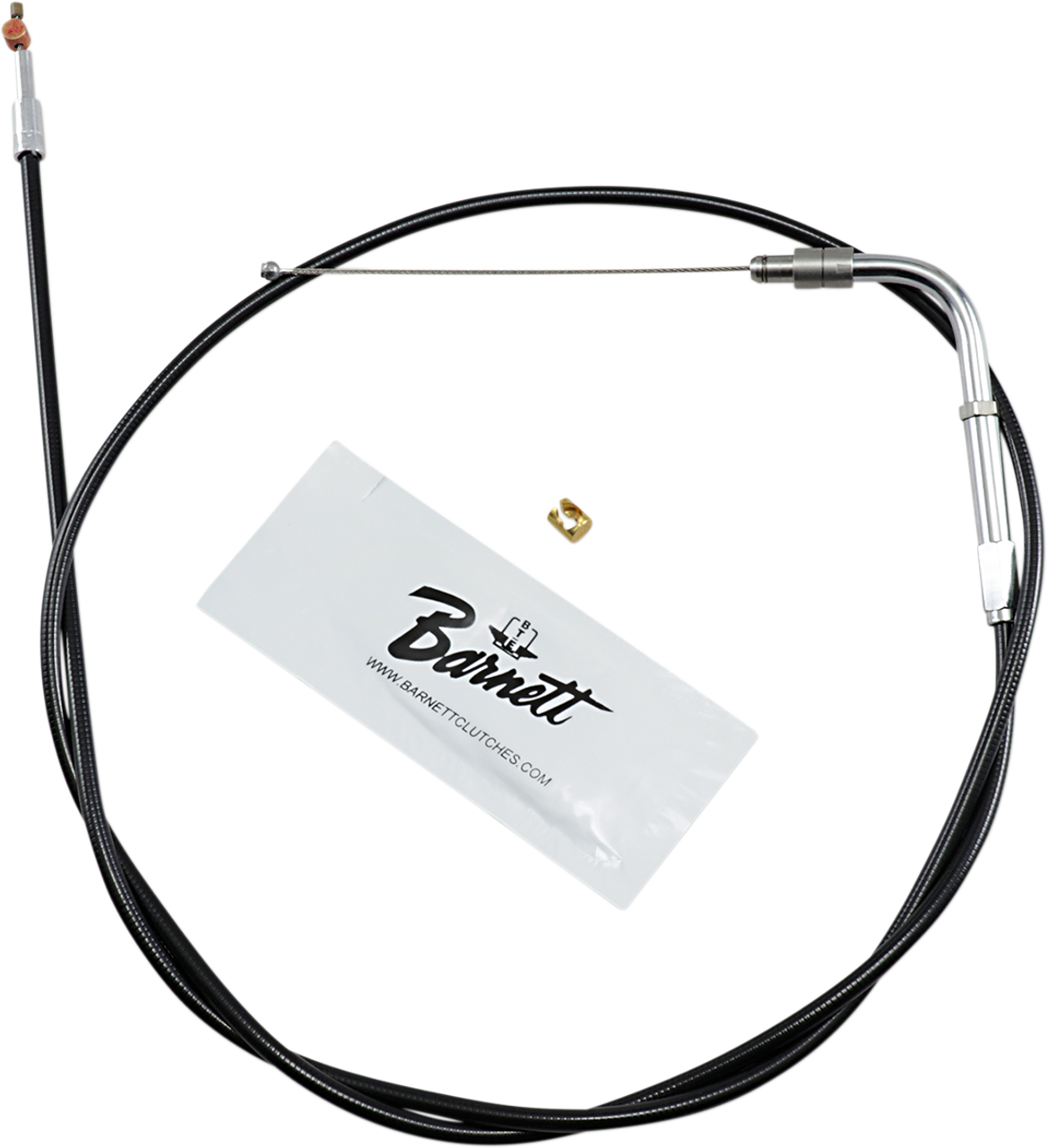 Barnett Black Vinyl Throttle Idle Cable 1013030009