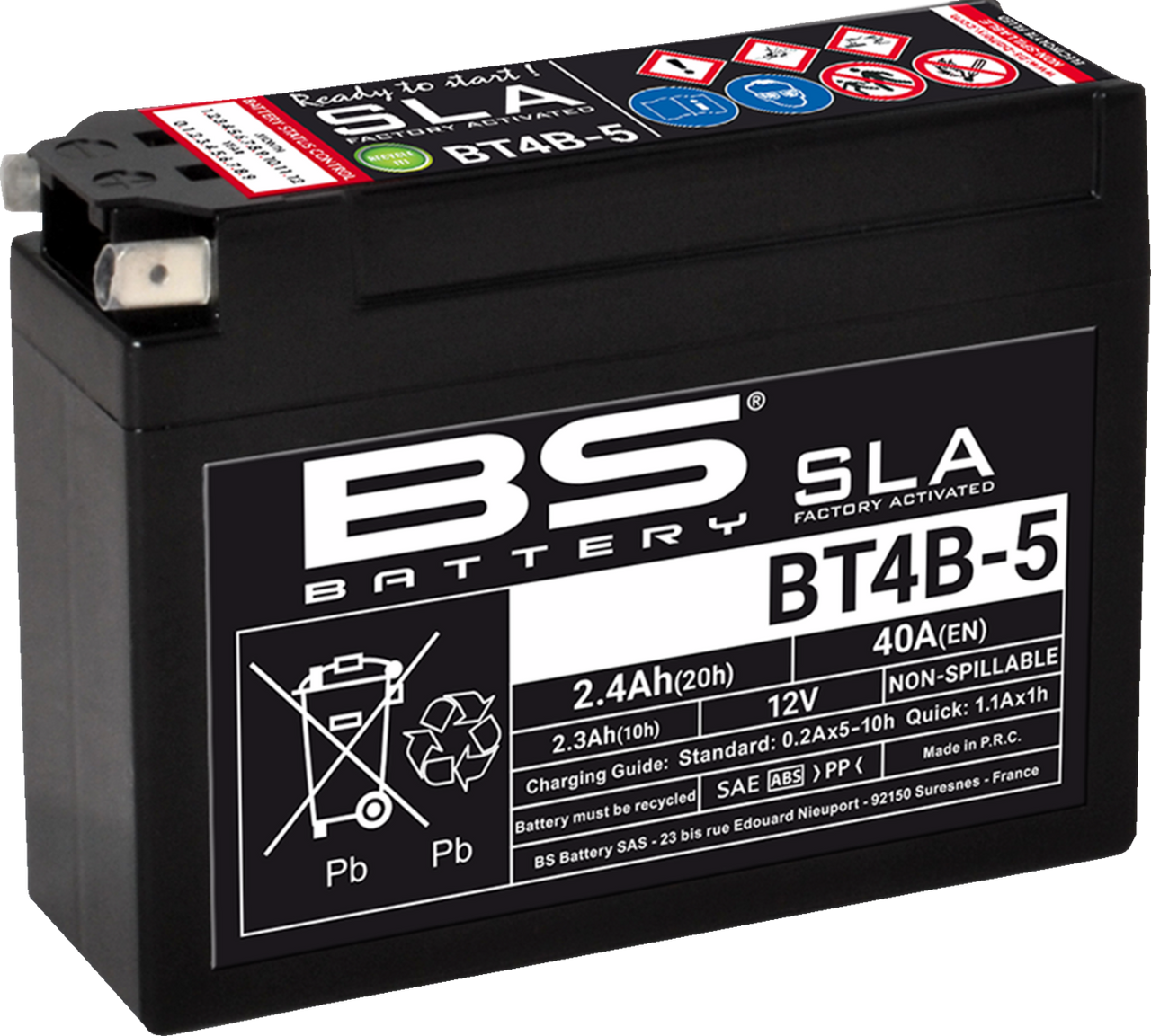 Bs Battery Sla Factory- Activated Agm Maintenance-Free Battery 300756