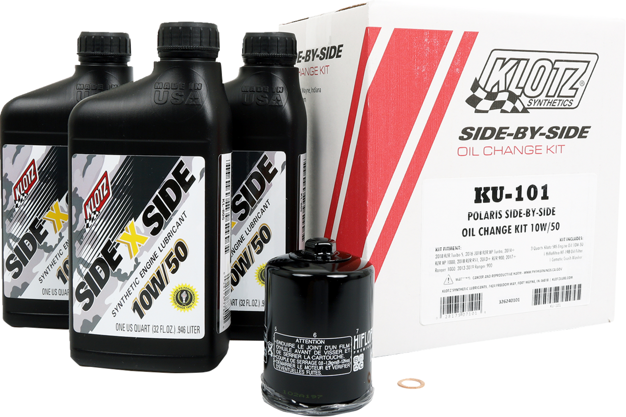 Klotz Oil Sxs Oil Change Kit 'Ku101