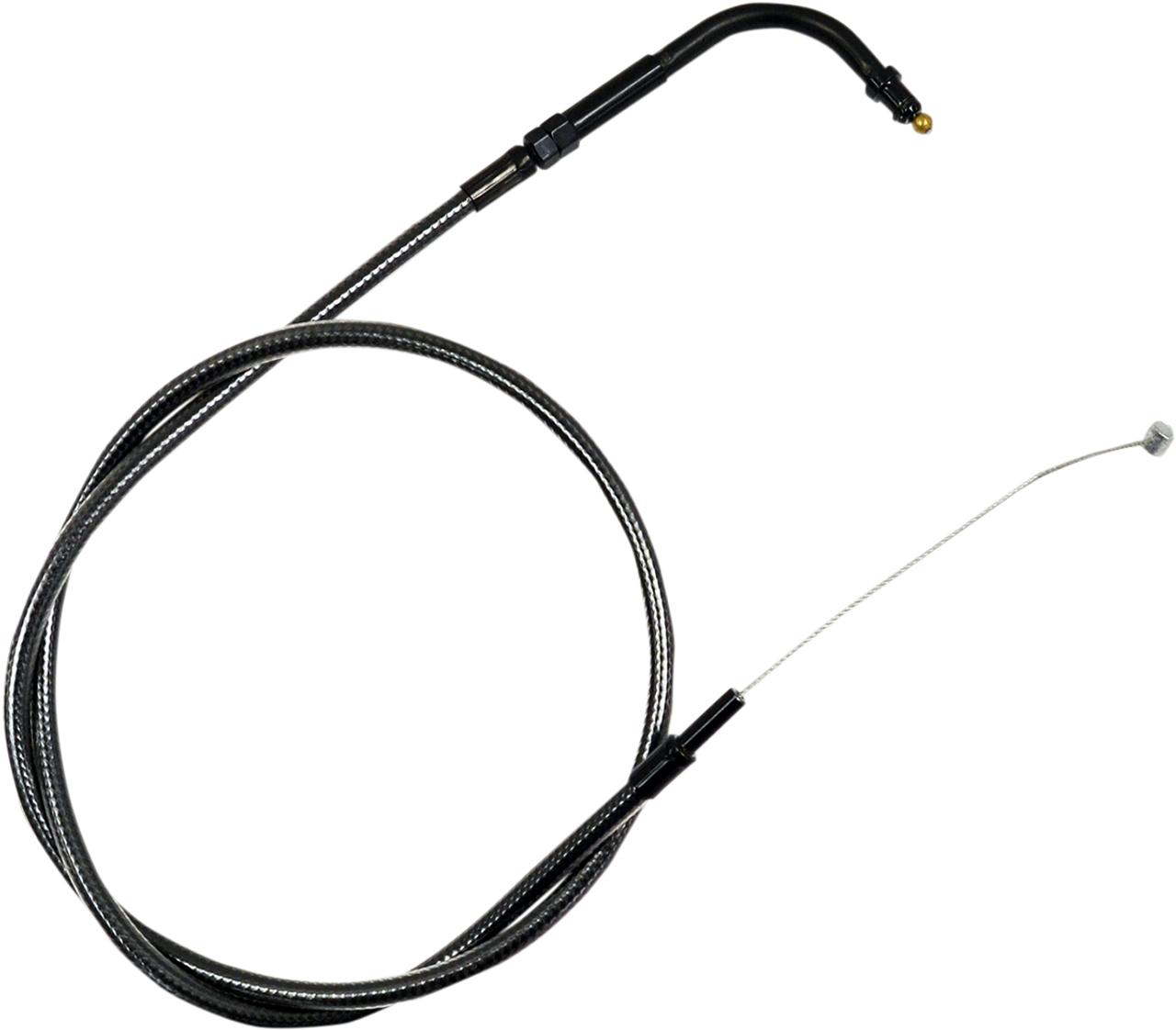 La Choppers Midnight Braided Handlebar Throttle Cable La8005Th08M