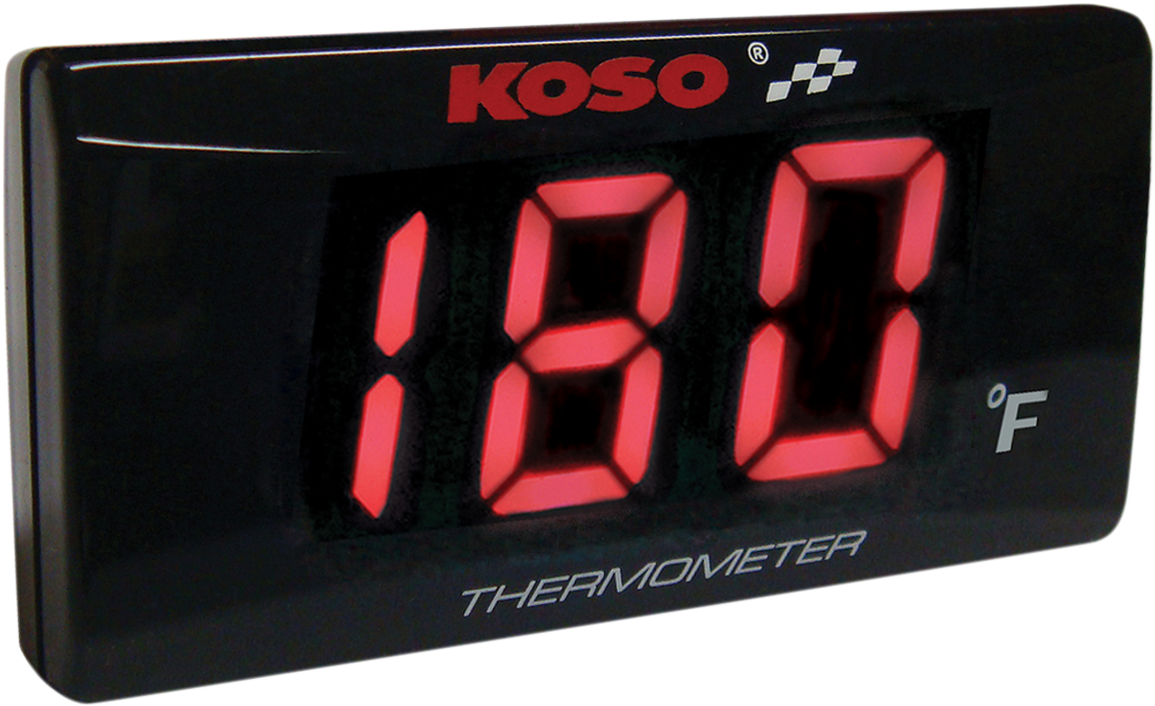 Koso North America Super Slim Temperature Gauge Ba024R10