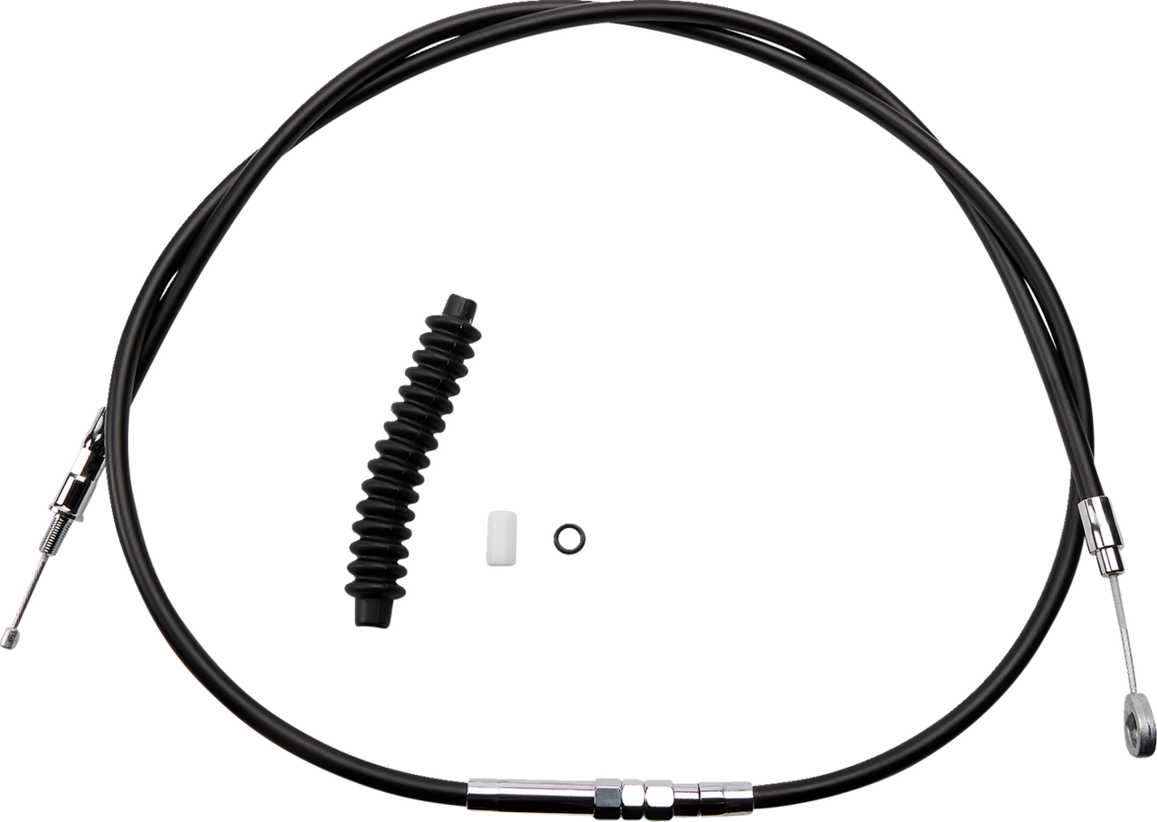 DRAG SPECIALTIES High-Efficiency Black Vinyl Clutch Cable 0652-1403