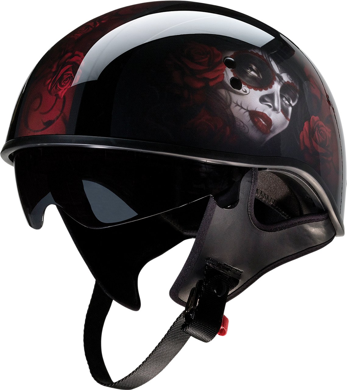 Z1R Vagrant Red Catrina Helmet 0103-1315