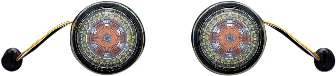 Custom Dynamics Probeam« Amber White Dynamic Ringz Pbaw1157