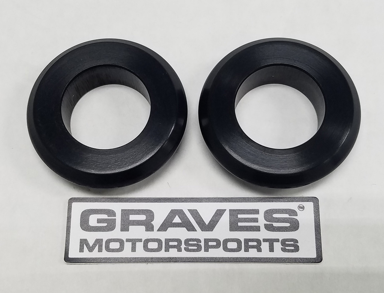 Graves Motorsports WORKS Kawasaki ZX-6R Front Wheel Captive Spacers Kit