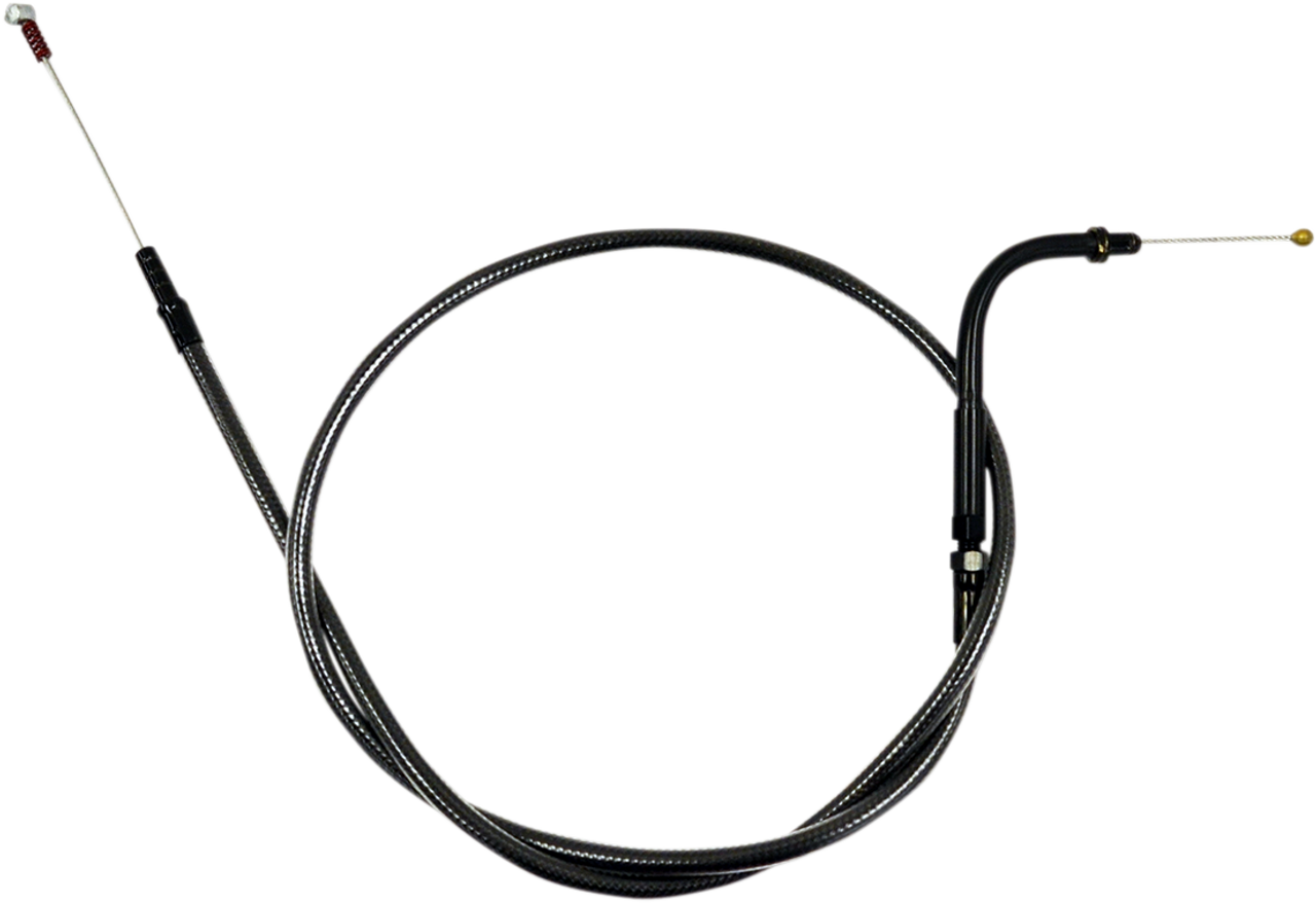 La Choppers Midnight Braided Handlebar Idle Cable La8005Id13M