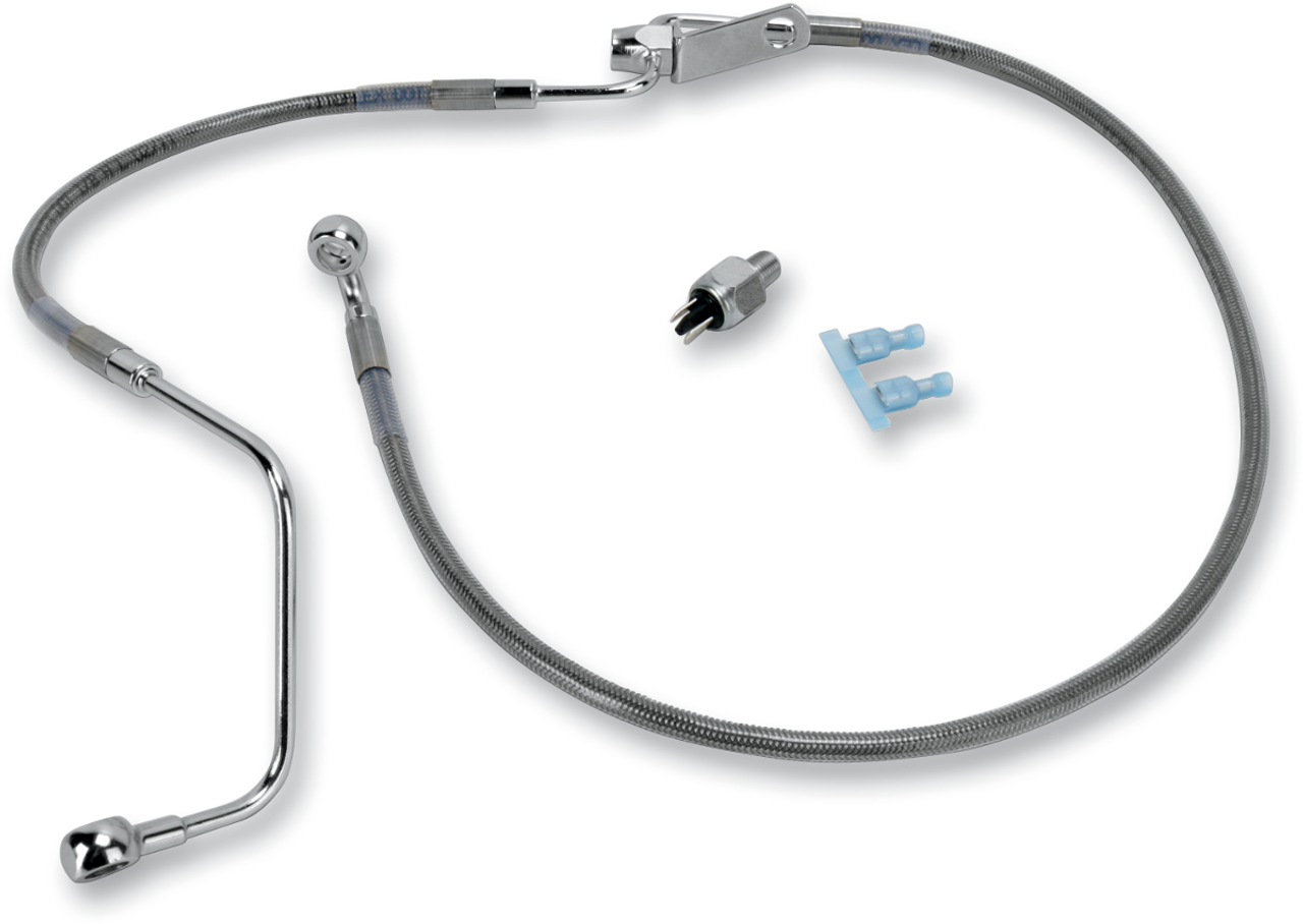 DRAG SPECIALTIES Stainless Steel Brake Line Kit 1741-2944