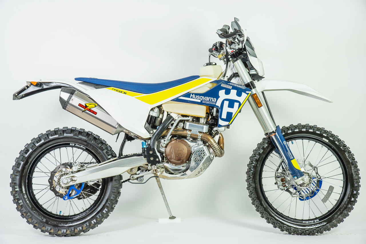 Titanium Octagon Dual Sport / Off-road Slip-on Exhaust - Carbon End Cap