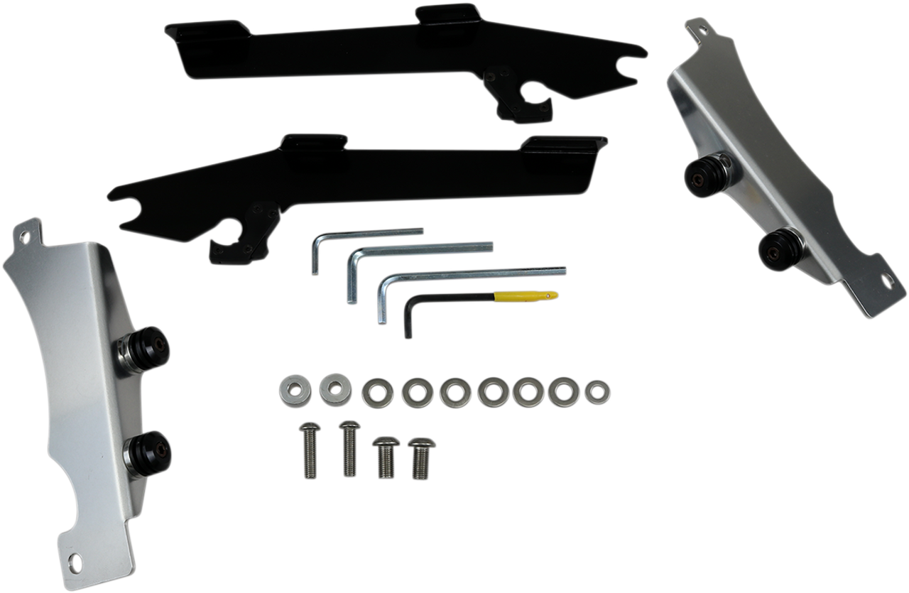 Memphis Shades Fats Slim Windshield Trigger-Lock Complete Mount Kit Mek1910