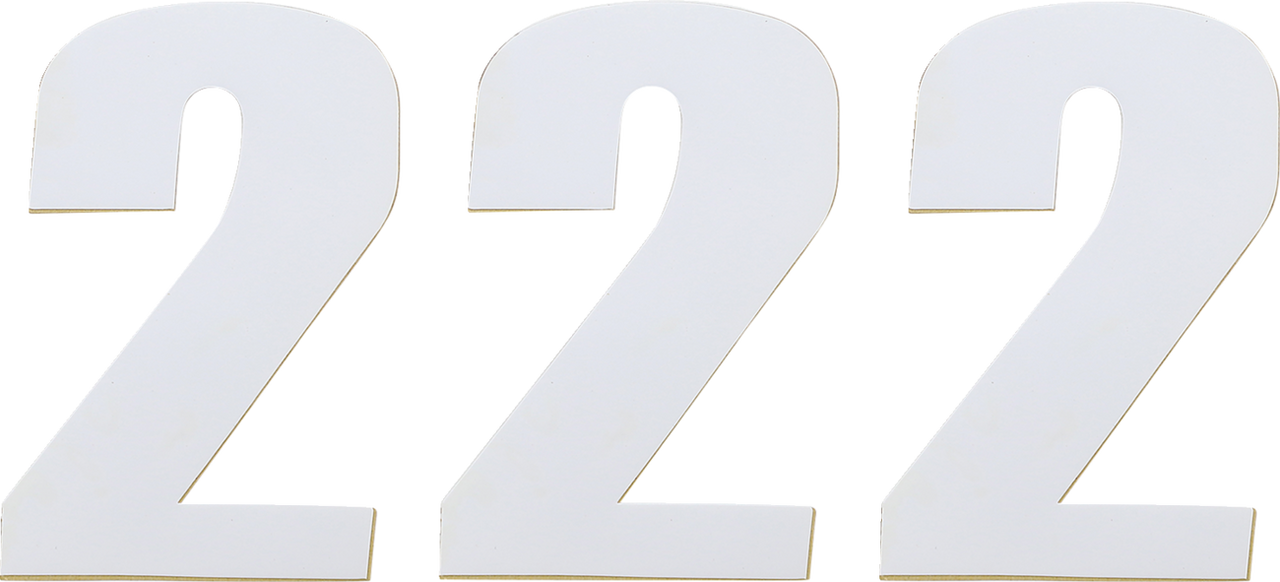 Moose Racing Vinyl Race Numbers 80002
