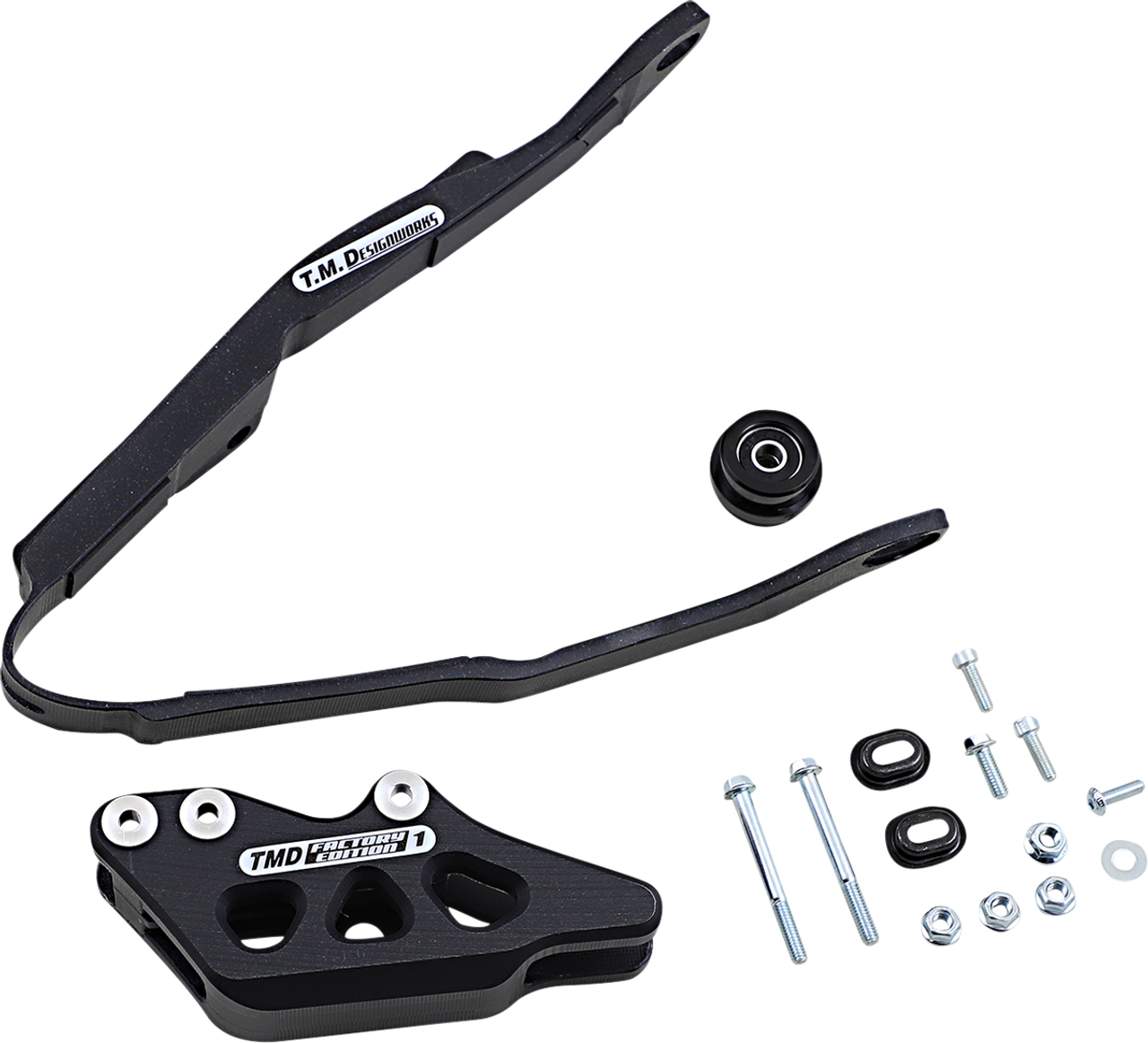 T.M. Designworks Chain Guide And Slider Kit Hcph05Bk