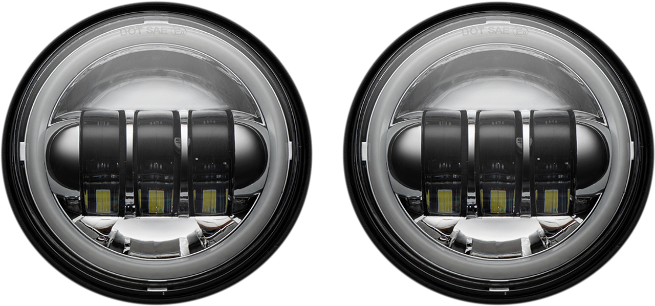 Custom Dynamics Proglow 4.5" Passing Lamps With Color Changing Halos Pg45C