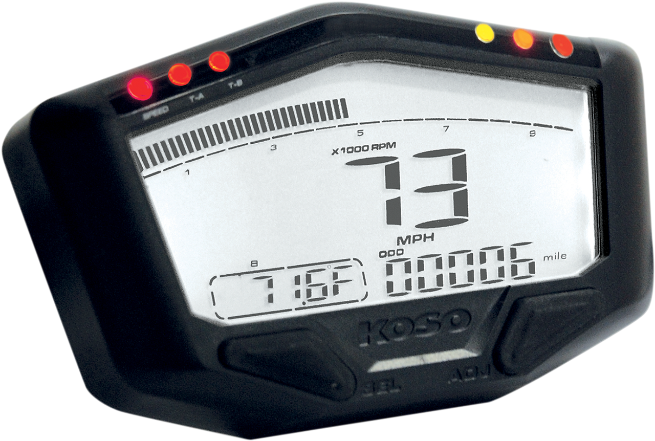 Koso North America Db-02R Street Race Speedometer Ba022W10