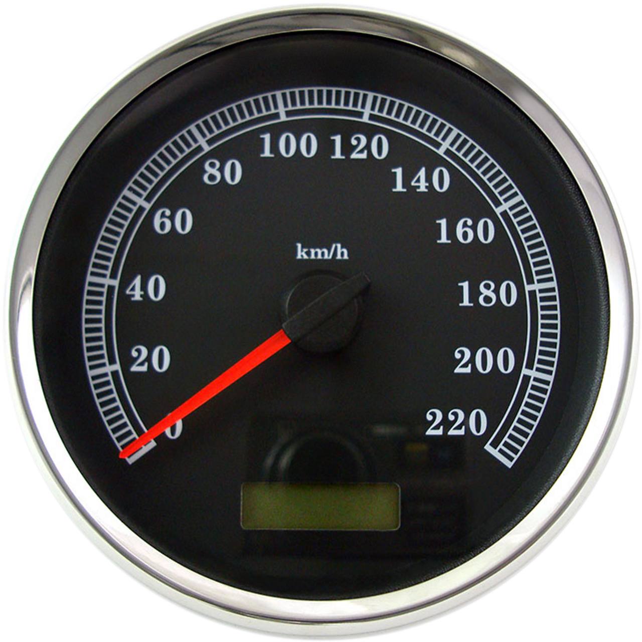 DRAG SPECIALTIES 5" Programmable Electronic Metric Speedometer 2210-0464