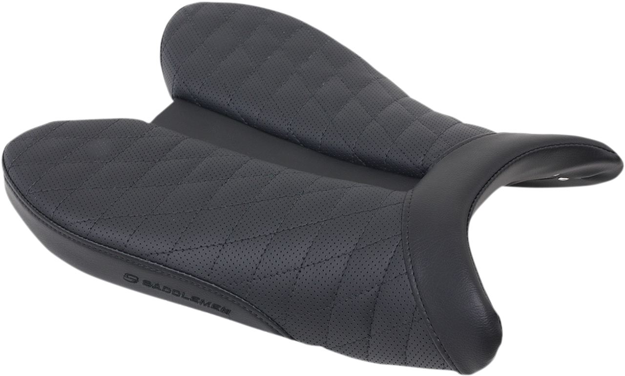 Saddlemen Track Lattice Stitch Seat Solo Seat 0810Y136