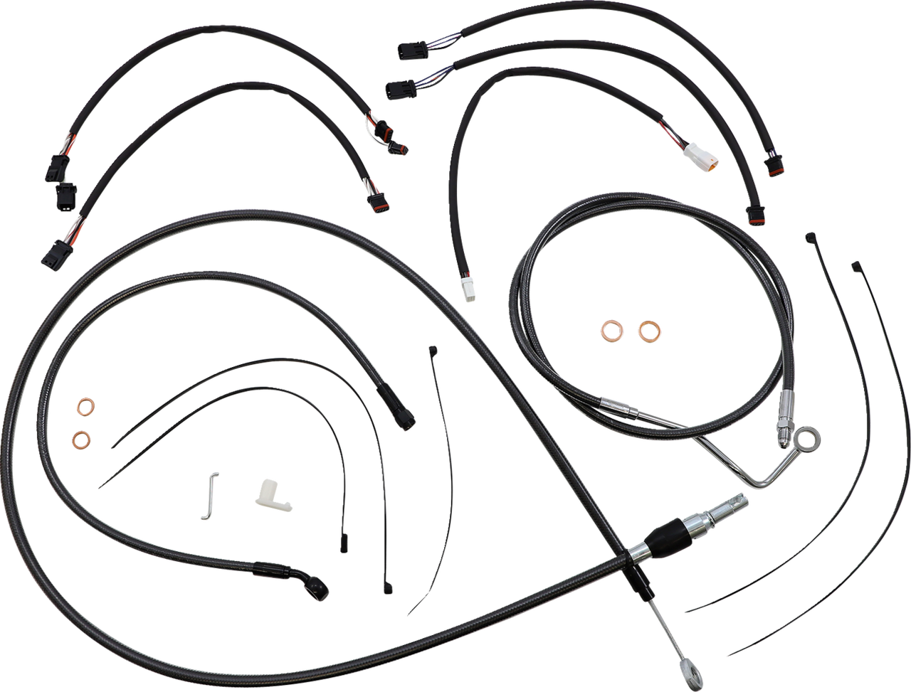 Magnum Shielding Black Pearl Designer Handlebar Installation Kit 4871131