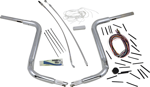 Fat Baggers Inc. 1-1 2" Ez Install Rounded Top Handlebar Kit 809416