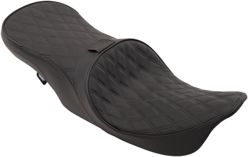 DRAG SPECIALTIES Forward Positioned 2-Up Low Profile Touring Leather Seat 0801-1169
