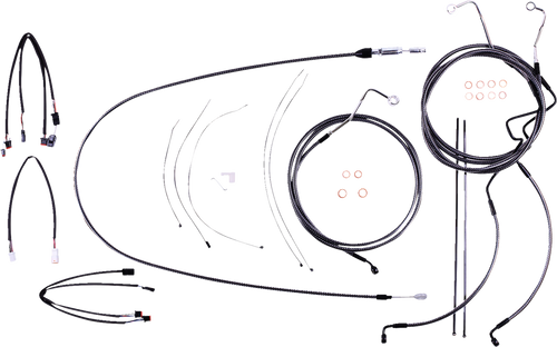 Magnum Shielding Karbonfibr Designer Handlebar Installation Kit 7871202