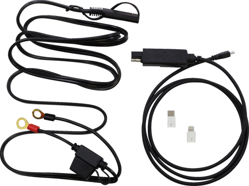 Ridepower 10' Phone Charging Cable Kit With Intelligent Electronic Charging Technology Rpabt6Ia