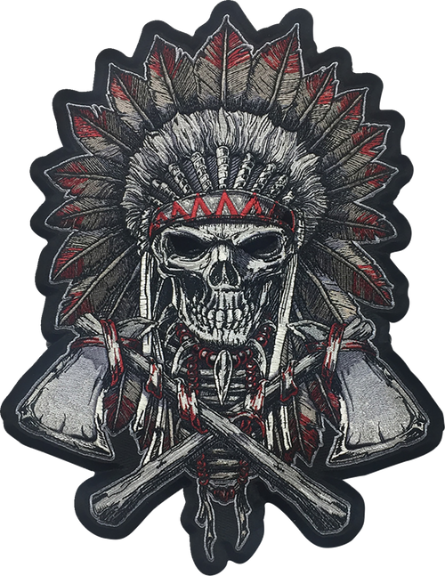 Lethal Threat Renegade Skull Embroidered Patch Lt30226