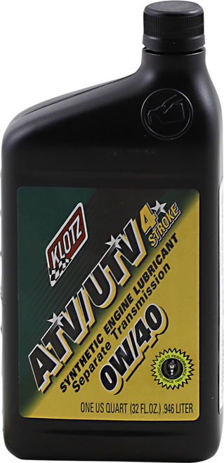Klotz Oil Atv Utv Synthetic 4-Stroke Engine Oil - Separate Transmission Atvutv040
