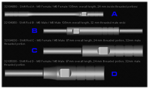 Flash Tune Shift Rods