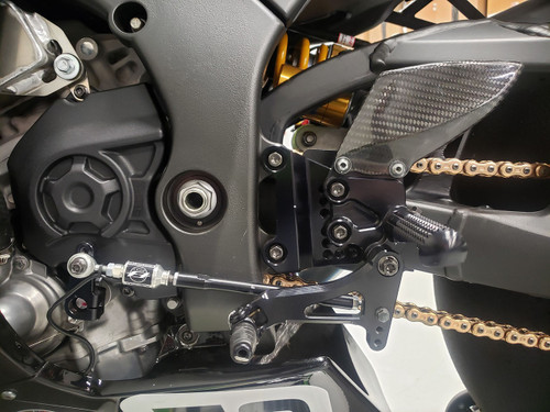 Graves Motorsports WORKS Kawasaki ZX-6R Adjustable Rearsets