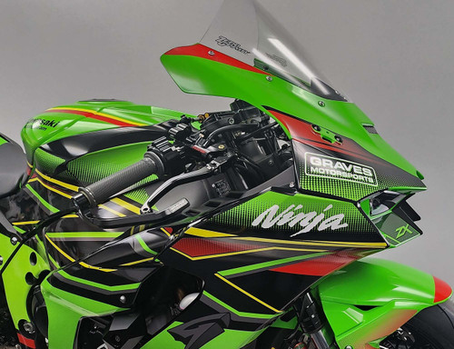 Graves Spec Zero Gravity Race Tall Windscreen - Ninja 500 - North