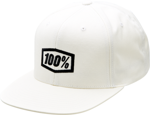 Icon Snapback Hat White - One Size | 100%