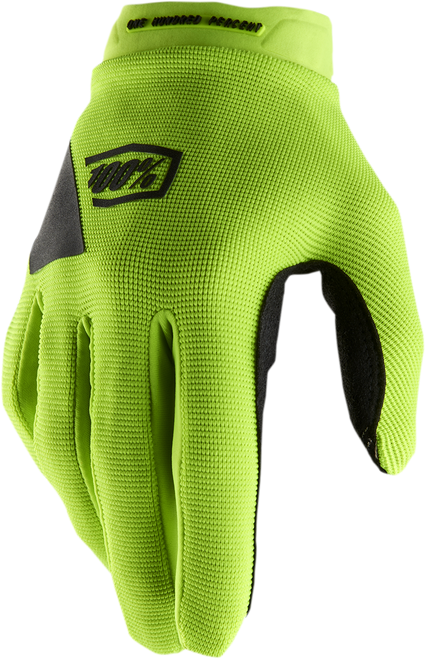 Women's Ridecamp Gloves Fluo Yellow/Black - Large | 100%