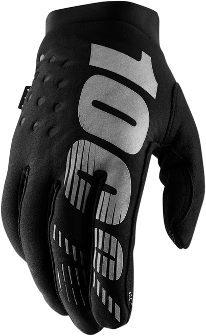Brisker Gloves Black/Gray - Small | 100%