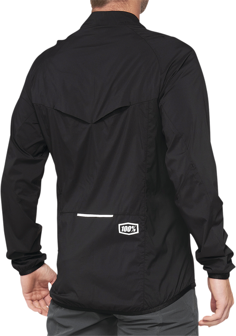 Corridor Stretch Windbreaker Jacket Black - XL | 100%