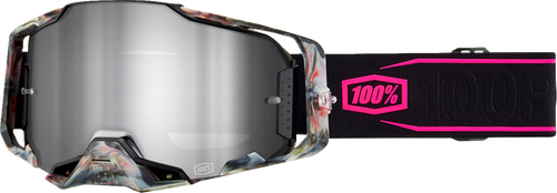 Armega Goggle Sarcelle - Silver Mirror Lens | 100%