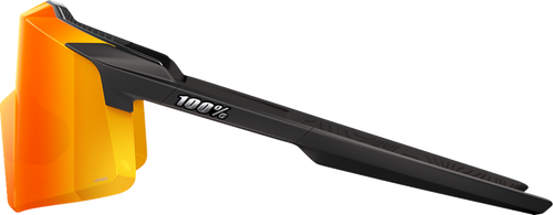 Aerocraft Sunglasses Soft Tact Black - HiPER Red Lens | 100%