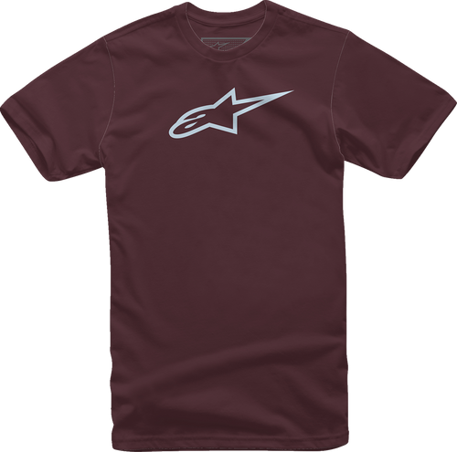 Alpinestars Ageless Classic T-Shirt Maroon Mist Medium Men's Short Sleeve Cotton Tee