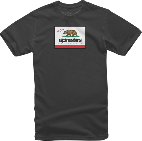 Alpinestars Cali 2.0 T-Shirt Black 2XL Men's Short Sleeve Cotton Tee