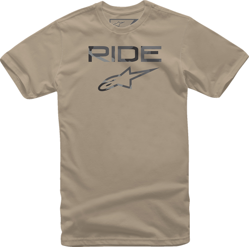 Alpinestars Ride 2.0 T-Shirt Camo Sand Medium Men's Short Sleeve Cotton Tee