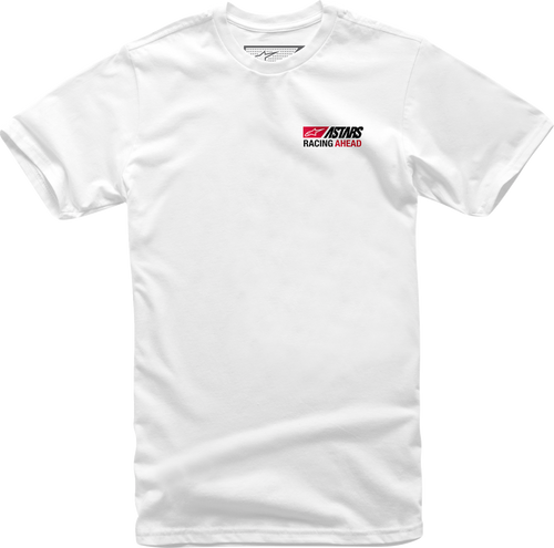 Alpinestars Placard T-Shirt White Large Men's Graphic Cotton Crewneck Tee