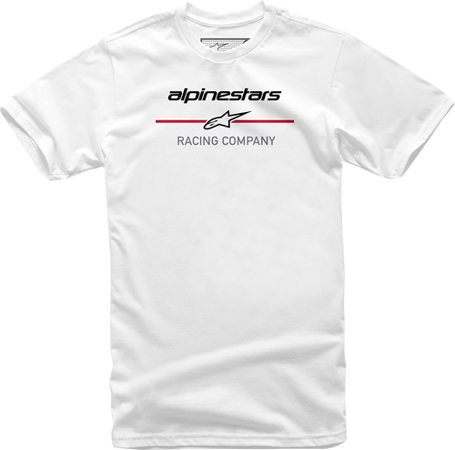 Alpinestars Bettering White T-Shirt Medium front view