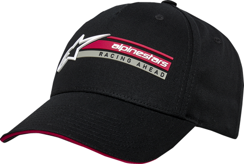 Alpinestars Par Hat Black curved bill front view