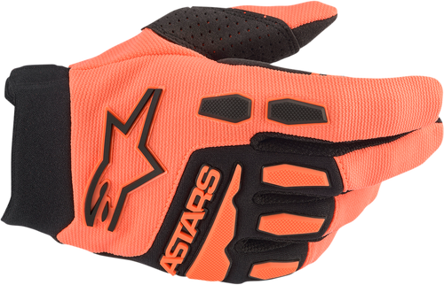 Alpinestars Youth Full Bore Gloves Orange Black Small MX Riding Gloves