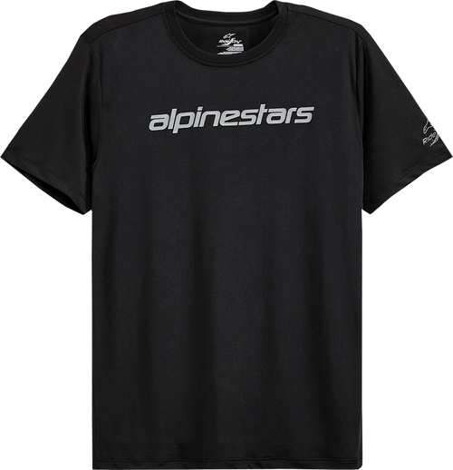 Alpinestars Tech Linear Performance T-Shirt Black XL Men's Moisture Wicking Tee